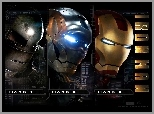 Iron Man, roboty, głowy