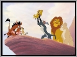 Krl Lew 2, The Lion King, postacie, kamie
