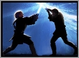 Star Wars, walka, mężczyźni, laser