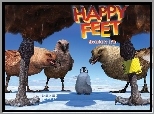 Tupot maych stp, Happy Feet,  ptaki, pingwin