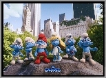 Smerfy, The Smurfs, 3D, Miasto