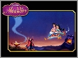 Aladyn, Aladdin, Jasmina, Latający dywan, Lampa