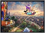 Aladyn, Aladdin, Disney, Thomas Kinkade