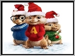Alvin i wiewiórki, Alvin and the Chipmunks, Czapki, Mikołaja