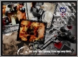 Romeo And Juliet, rewolwer, Leonardo DiCaprio, zdjęcia, pocałunek