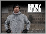 Rocky Balboa, trening, bluza, Sylvester Stallone, zima