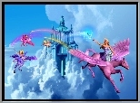 Film animowany, Barbie i magia pegaza, Barbie and the Magic of Pegasus, Zamek, Pegaz, Kucyk