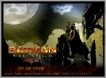 Batman Dark Knight, księżyc, budynek, batman