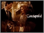 Constantine, Rachel Weisz, Keanu Reeves, drzwi