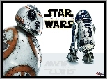 Film, Gwiezdne, Wojny, Przebudzenie, Mocy, Roboty, BB-8, R2-D2