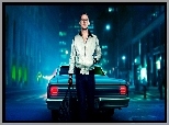 Film, Drive, Aktor, Ryan Gosling, Miasto, Nocą