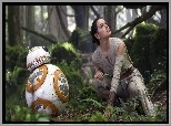 Robot, Dziewczyna, Daisy Ridley, Aktorka, Film, Gwiezdne Wojny