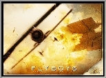 Flyboys, eksplozja, dwupłat