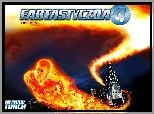 Chris Evans, ogień, miasto, Fantastic Four 1