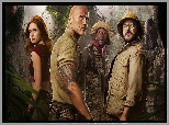 Film, Jumanji Następny Poziom, Jumanji The Next Level, Aktor, Dwayne Johnson, Aktorka, Karen Gillan, Kevin Hart, Jack Black