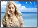 Serial, Lost, Zagubieni, Emilie Ravin, blondynka, ocean