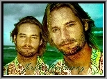 Serial, Lost, Zagubieni, Josh Holloway, zarost