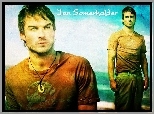 Filmy Lost, Ian Somerhalder, podarta, koszulka