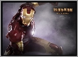 Iron Man, dym, robot