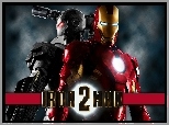 Film, Iron Man 2, Robot, Człowiek, Maszyna