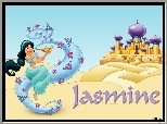 Jasmine, Dżasmina, Film animowany, Aladyn, Aladdin