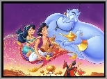 Aladdin, Aladyn, Latający, Dywan