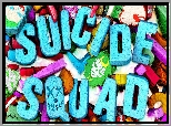 Film, Legion Samobójców, Suicide Squad, Kolorowe, Logo