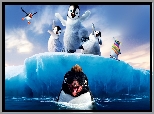 Lód, Pingwiny, Tupot małych stóp, Happy Feet