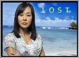 Filmy Lost, Yoon-jin Kim, stoi, ocean