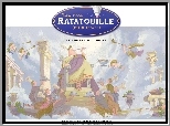 Ratatuj, Ratatouille, malowidło, ścienne