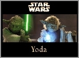 mistrz Yoda, Star Wars, postacie, logo