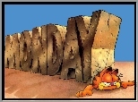 Napis, Monday, Garfield