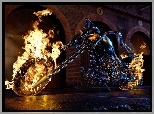 Motocykl, Ghost Rider, Płomienie