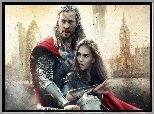 Thor, Mroczny Świat, Natalie Portman, Chris Hemsworth