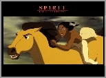 Mustang z Dzikiej Doliny, Spirit Stallion of the Cimarron, koń, Indianin