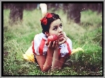 nieka, Jabko, Krlewna nieka i siedmiu krasnoludkw, Snow White and the Seven Dwarfs, Dziewczyna, Cosplay