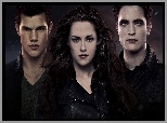 Saga, Zmierzch, Aktorzy, Taylor Lautner, Kristen Stewart, Robert Pattinson