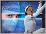 Natalie Portman, Star Wars, Kobieta, Twarz, Kajdanki