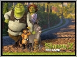 postacie, droga, Shrek 2