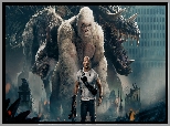 Film, Rampage, Goryl, Davis Okoye, Aktor, Dwayne Johnson