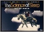The Science Of Sleep, koń, chmury, niebo, ludzie
