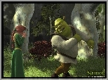 Shrek 1, Fiona, ogr, drzewa