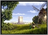 Shrek 1, stary, wiatrak
