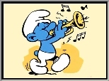 Smerfy, The Smurfs, Smerf, Harmoniusz, Trbka