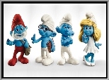 Smerfy, The Smurfs, Figurki