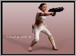 Star Wars, karabin, buty, Natalie Portman