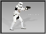 Star Wars, biały, robot, pistolet