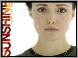 Sunshine, Rose Byrne, smutna, twarz, napis