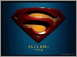 Superman Returns, logo, tło
