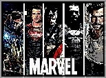 Marvel, Bohaterzy, Heroes, Iron Man, Superman, Kapitan Ameryka, Punisher, X Men, Wolverine